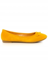 mustársárga balerina cipő